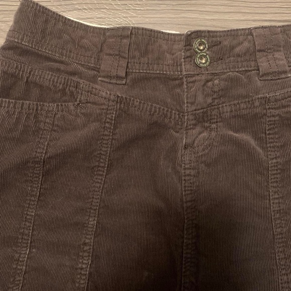 🌥Smart Set low rise corduroy midi brown skirt - Picture 4 of 4